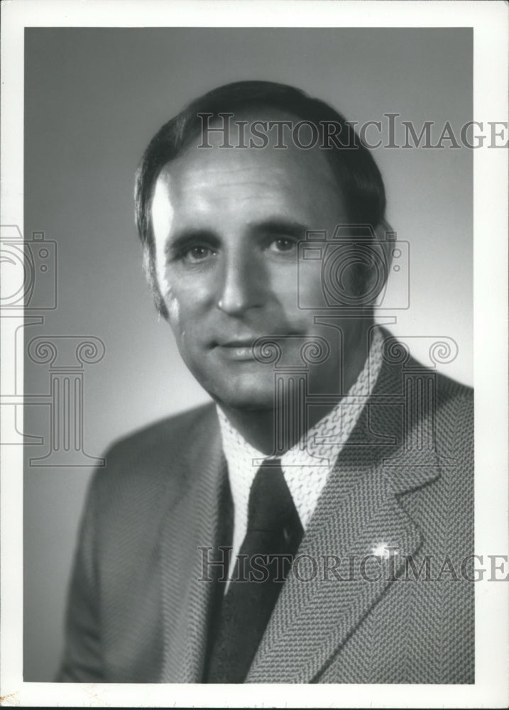 1972 Press Photo Melvin H. &quot;Pokey&quot; Forrester, President Homewood City  Council- Historic Images