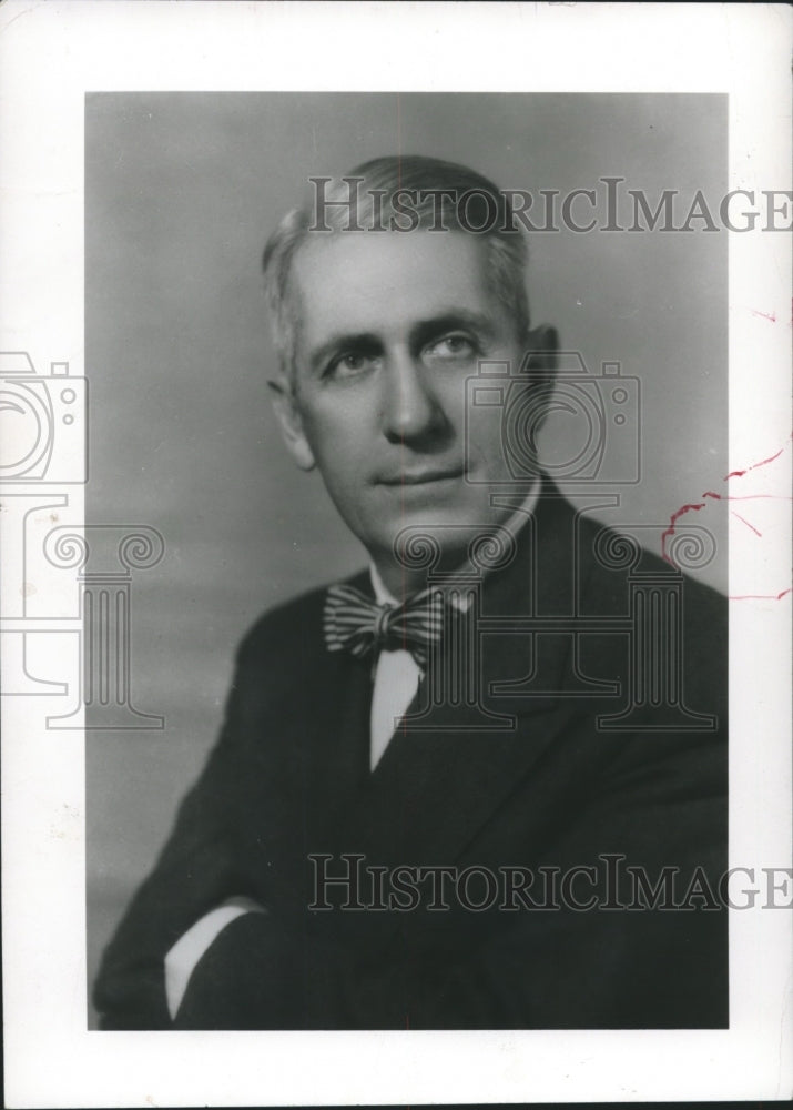 1952 Press Photo Hugh M. Comer, Textile Executive, Alabama- Historic Images