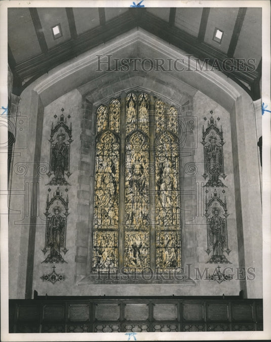 1947 Press Photo Presbyterian Independent, Weenona White Hanson Window