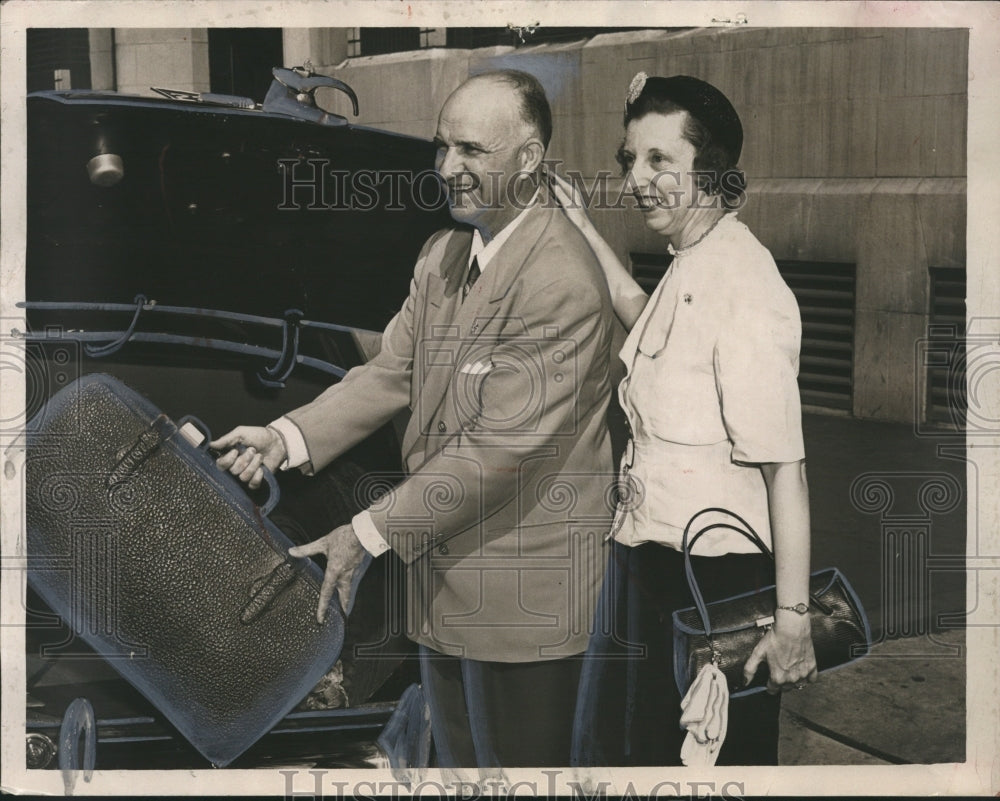 1952 Press Photo Mr. and Mrs. Claude O. Vardaman, Alabama Politician and Wife- Historic Images