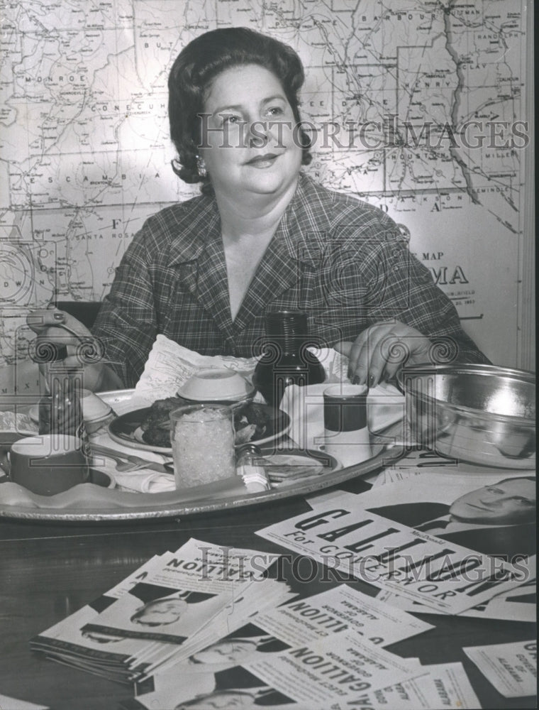  Press Photo Mrs. Mac Donald Gallion, Wife of Attorney General- Historic Images