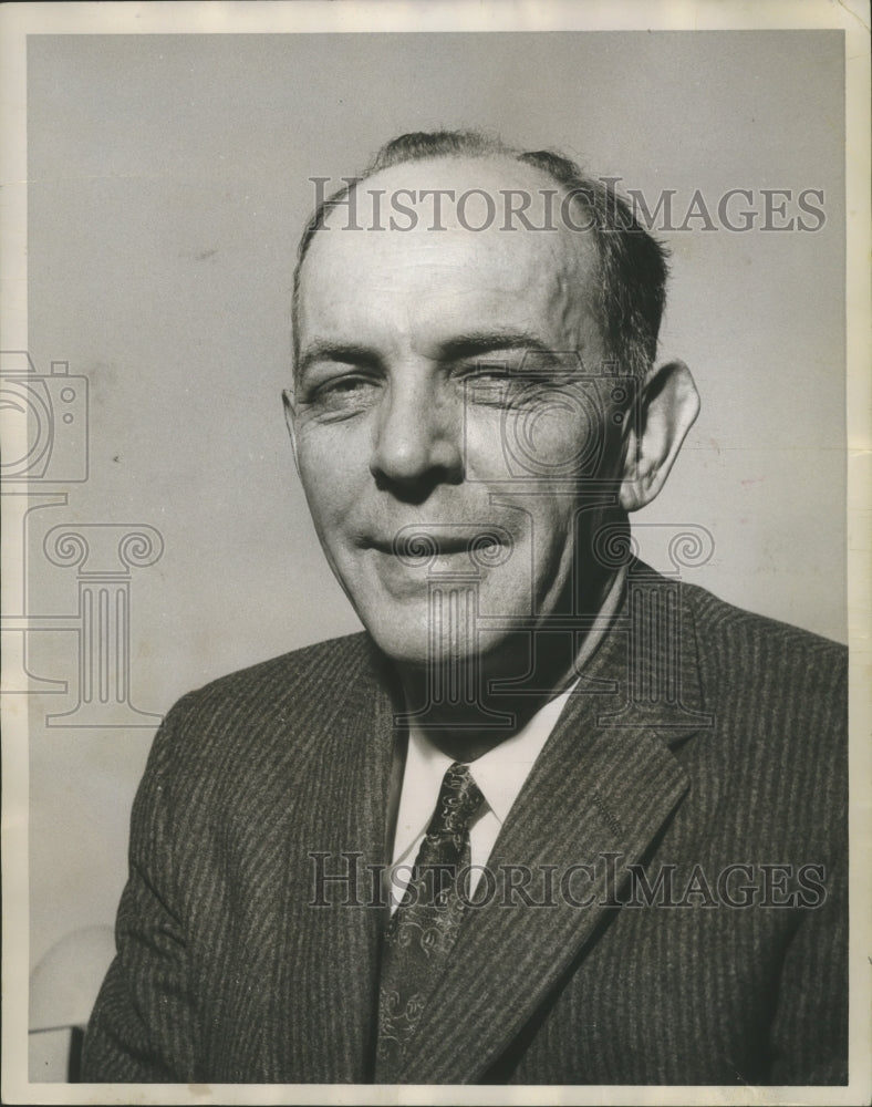 1959 Press Photo George Johnson, Master of Ceremonies- Historic Images