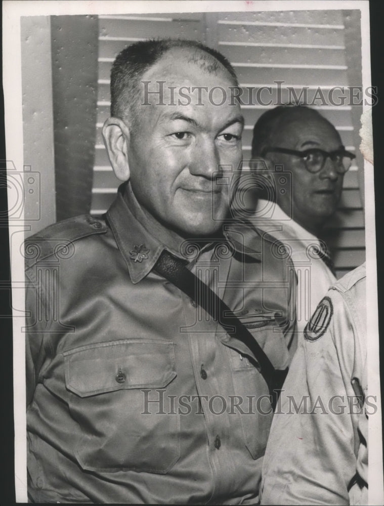 1954 Press Photo Major A. V. Jannett III, National Guardsman, from Birmingham- Historic Images