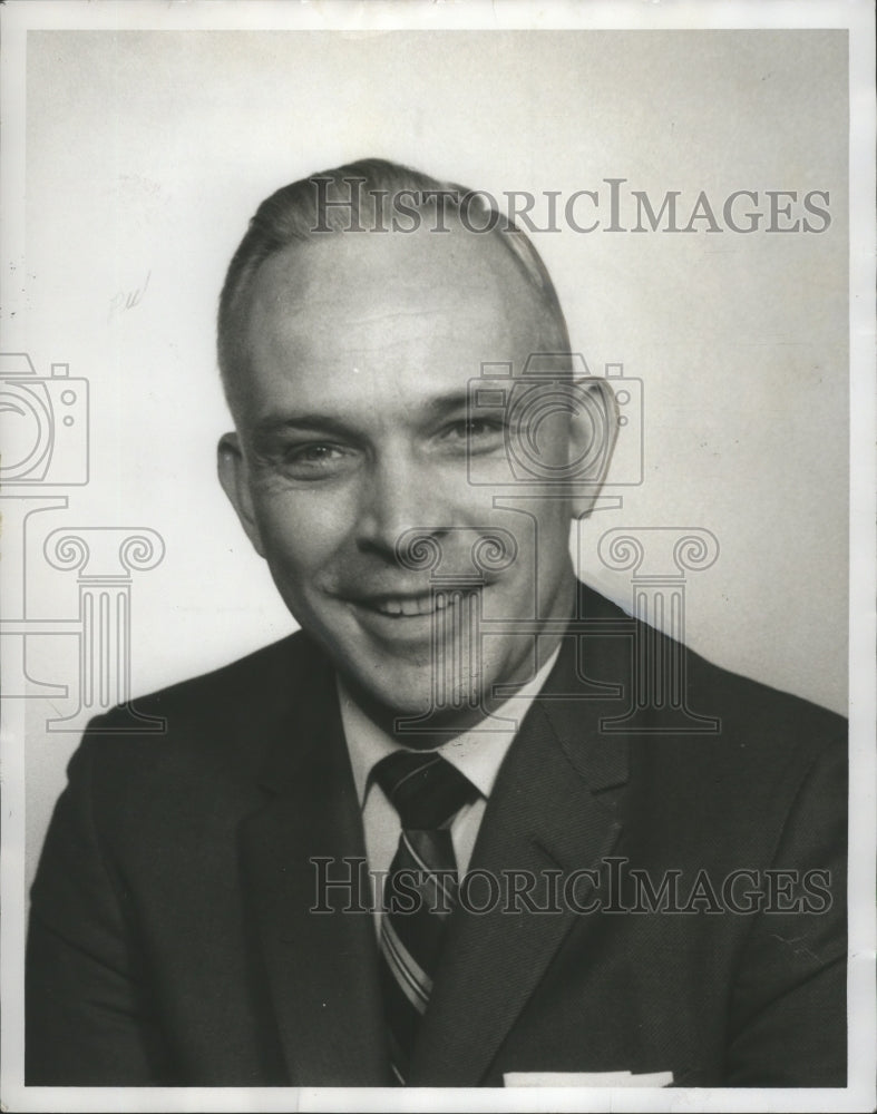 1967 Press Photo Production Manager of Birmingham News William Ketchie- Historic Images