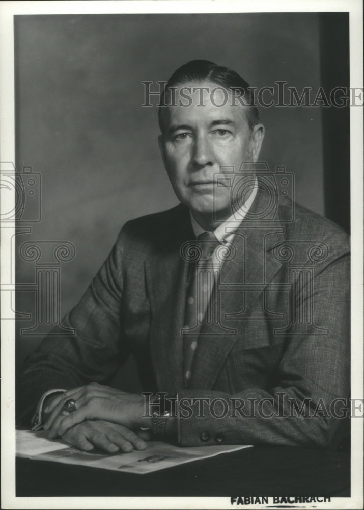 1974 Press Photo Charles M. Hunter, Southern Natural Resources, Alabama- Historic Images