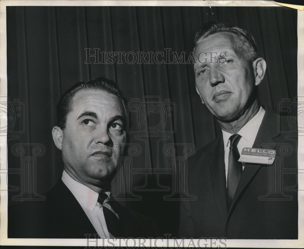 1964 Press Photo W. H. Kimbrough, Alabama Educator with Other- Historic Images