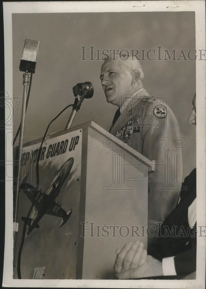 1953 Press Photo Brigadier General Walter J. Manna, Adjutant General of Alabama- Historic Images