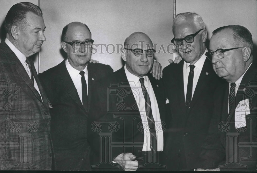 1965 Press Photo Alabama Press Association - Bonnie Hand, Other Board Members- Historic Images