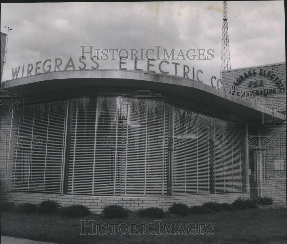 1967 Press Photo Wiregrass Electric Cooperative, Hartford, Alabama- Historic Images