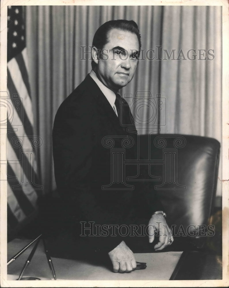 1971 Press Photo Alabama Governor George C. Wallace- Historic Images