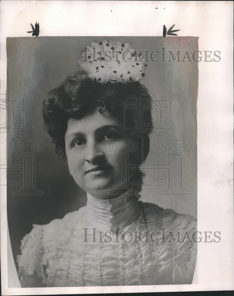 1947 Press Photo Mrs. E. L. Martin, Clubwoman- Historic Images