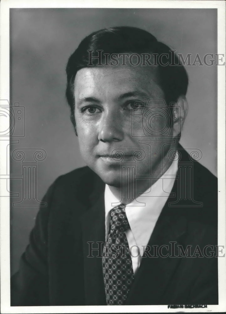 1975 Press Photo First Alabama Bank of Birmingham Vice President William Jordan- Historic Images