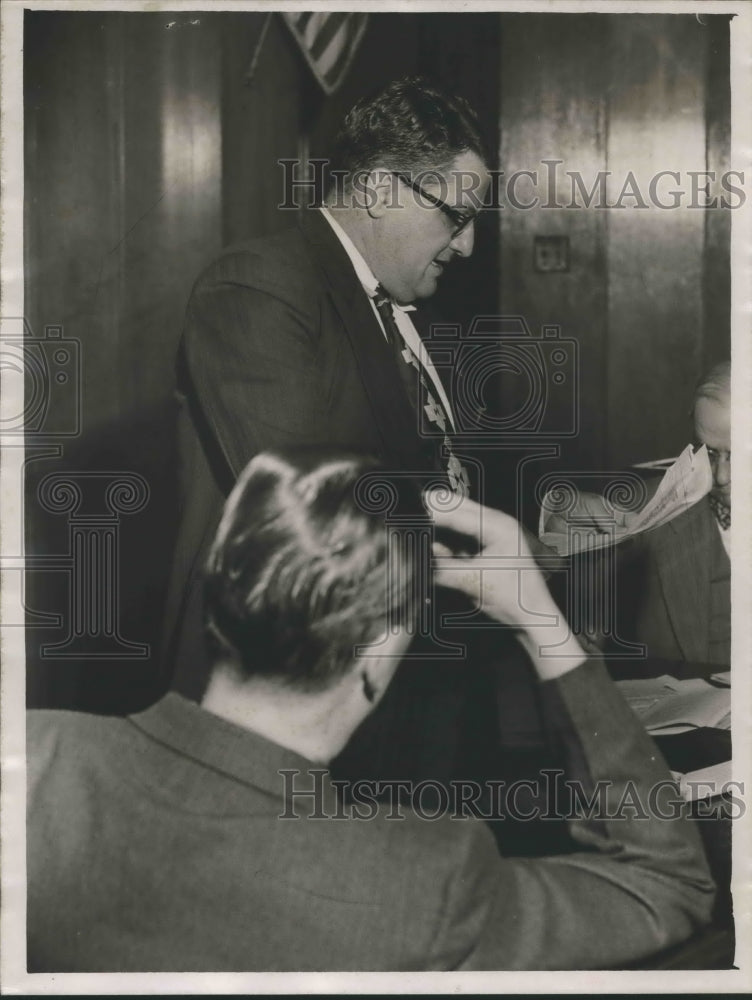 1953 Press Photo Hiram Dodd, Attorney, Politician, Birmingham, Alabama- Historic Images