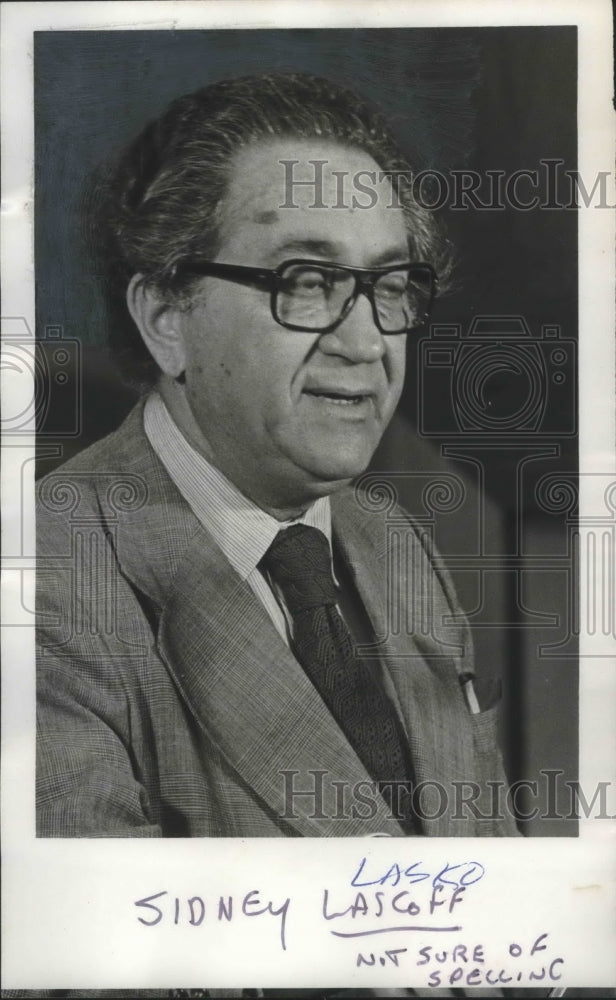 1974 Press Photo Sidney Lasko W., Business Executive- Historic Images