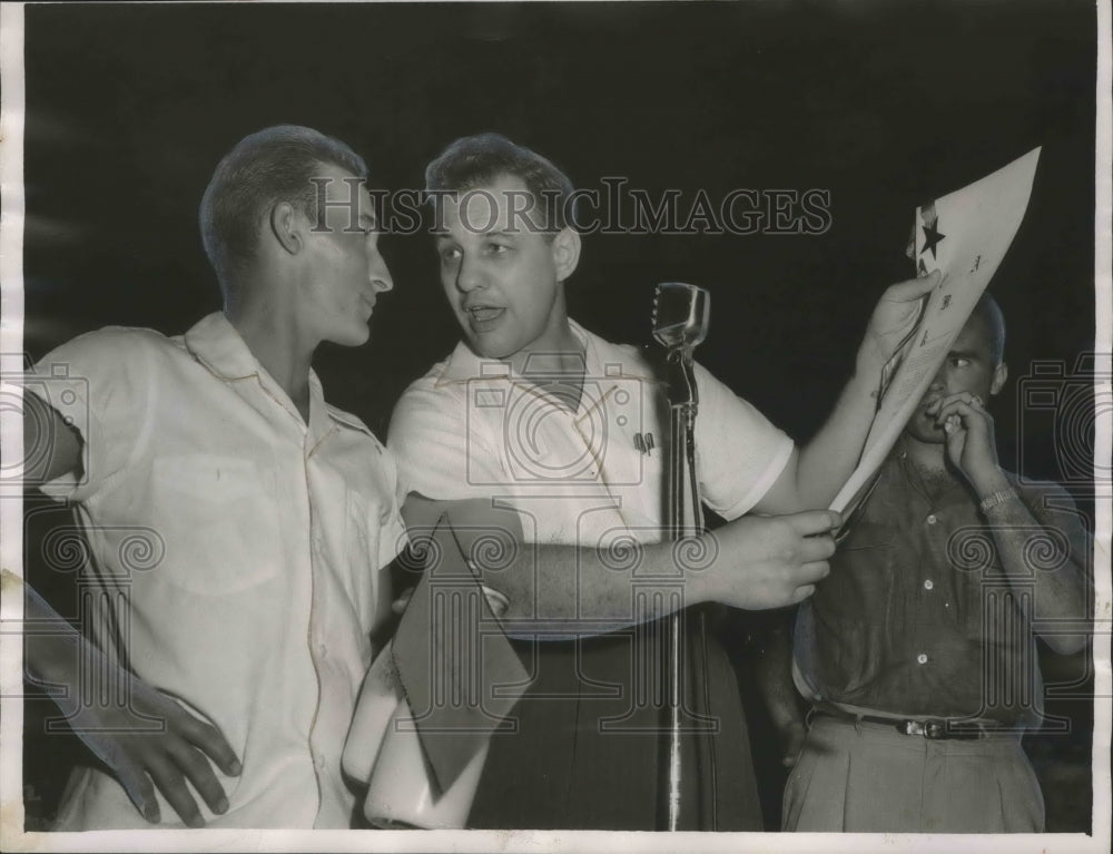 1952 Press Photo Charles Bridges wins professional milkers contest, Anniston- Historic Images