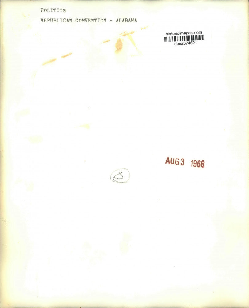 1966 Press Photo Three women at Republican Convention, Alabama - abna37462