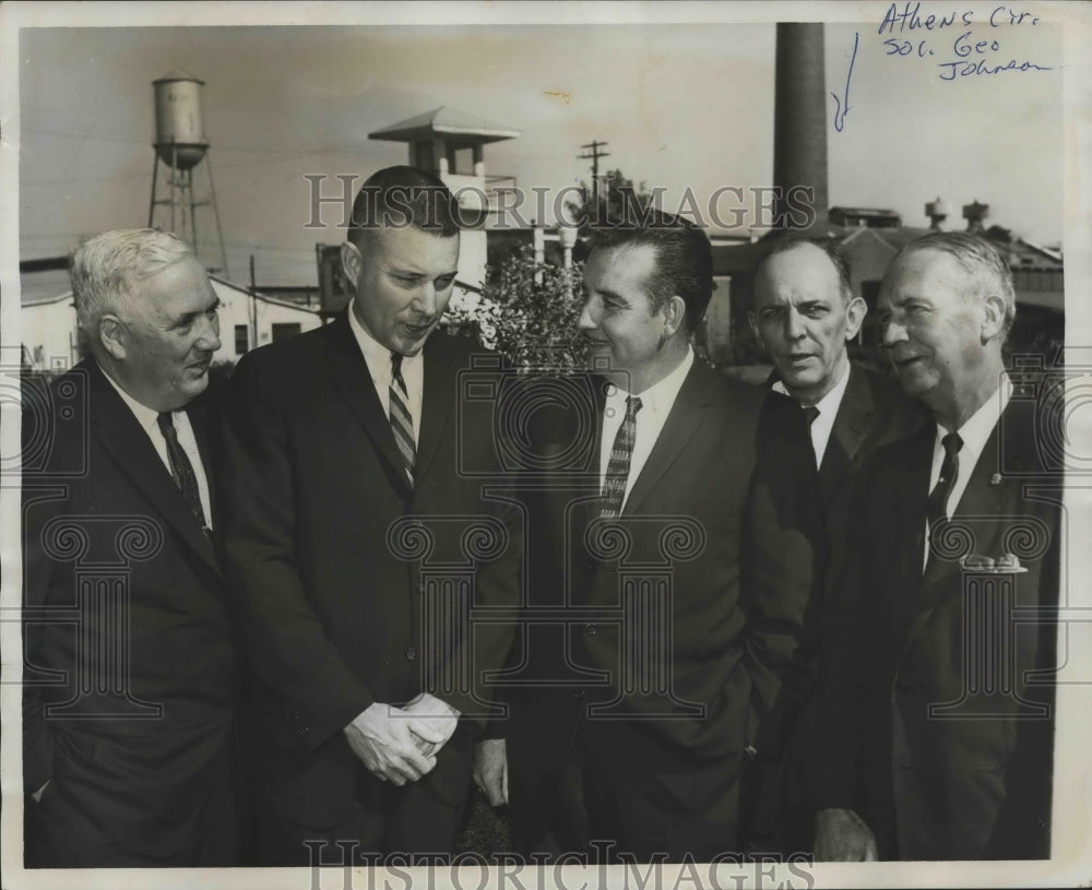 1962 Press Photo George Johnson, Athens, Alabama Circ. Sol. in Group- Historic Images