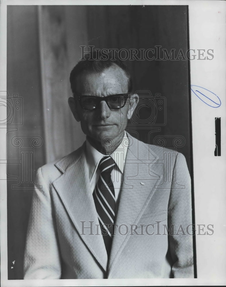 1974 Press Photo Sheriff Glenn Smitherman, Centerville, Alabama- Historic Images