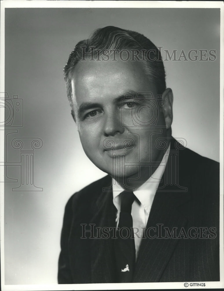 1970 Press Photo Crawford T. Johnson III, President, Crawford Johnson &amp; Co. Inc.- Historic Images