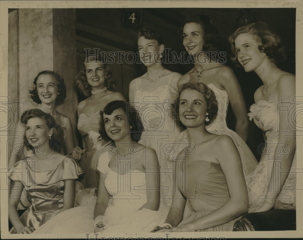 1951 Press Photo Miss Alabama Contestants- Historic Images