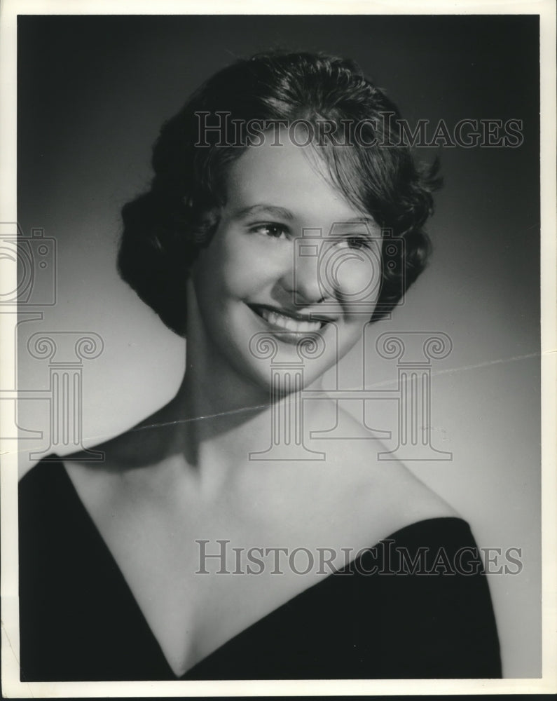 1962 Press Photo Barbara Ann Moore, Miss Alabama Contest- Historic Images