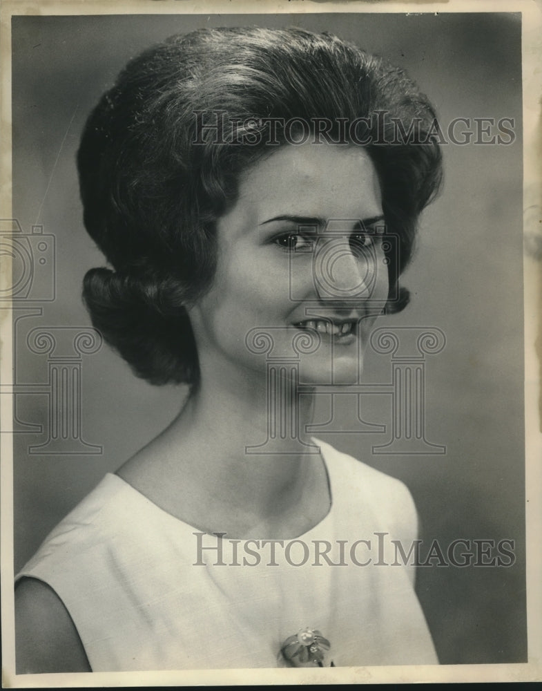 1964 Press Photo Jane Bennett, Miss Alabama Contest- Historic Images