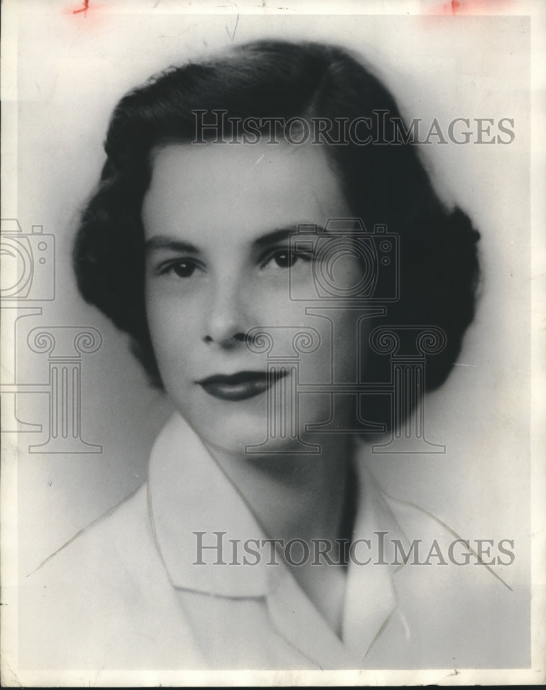 1958 Press Photo Evelyn Jennings, Miss Alabama Contest - abna42309