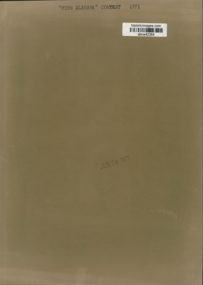 1971 Press Photo Six of the women in the Miss Alabama pageant in Birmingham