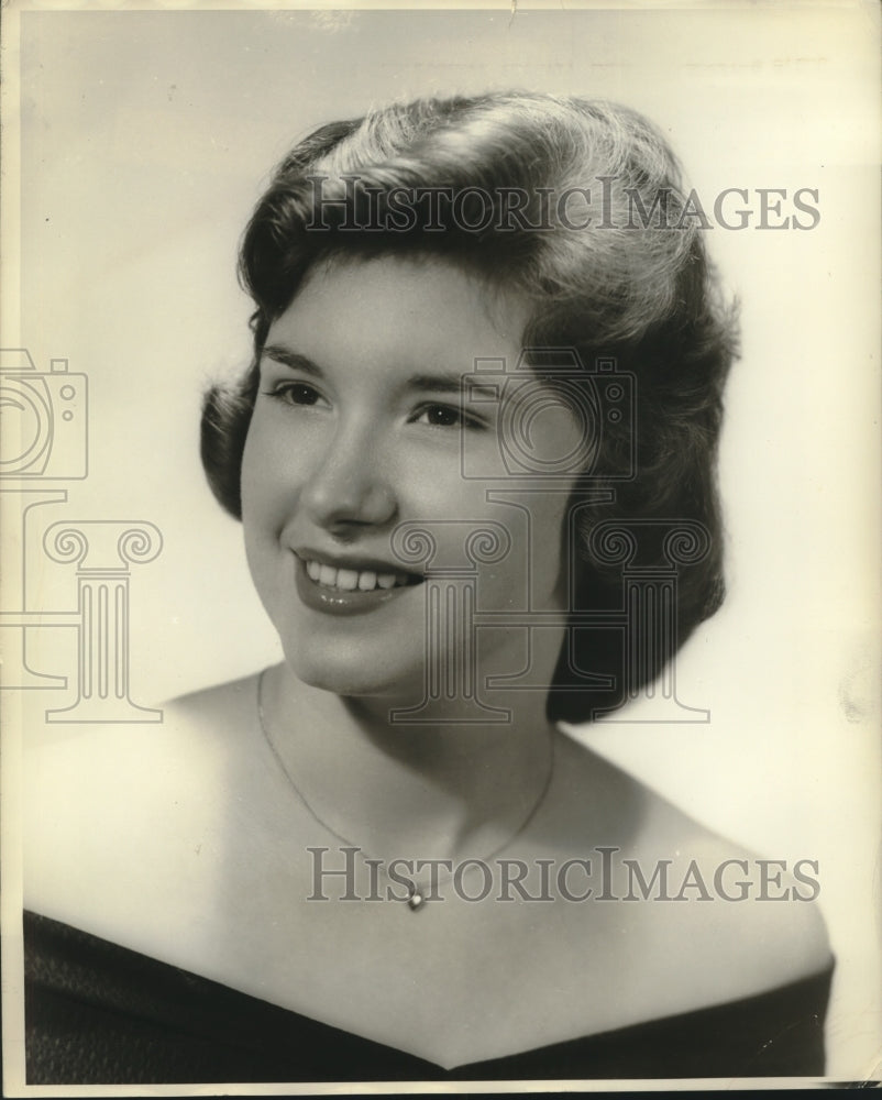 1962 Press Photo Susan Reakren, Miss Alabama Contestant, Sylacauga, Alabama- Historic Images