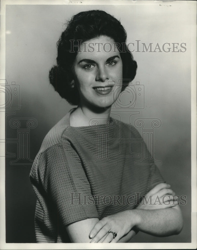 1958 Press Photo Junior Miss Alabama Contestant Arde Holbrook - abna42933 - Historic Images