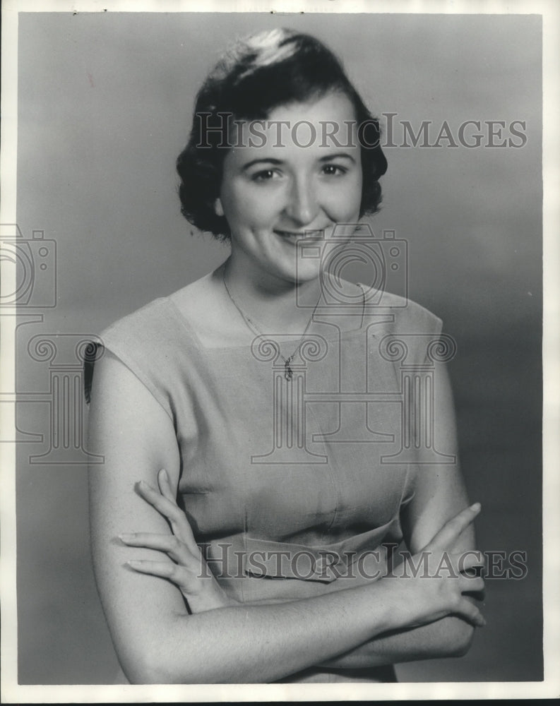 1957 Press Photo Patricia Hogan, Miss Alabama Contest- Historic Images