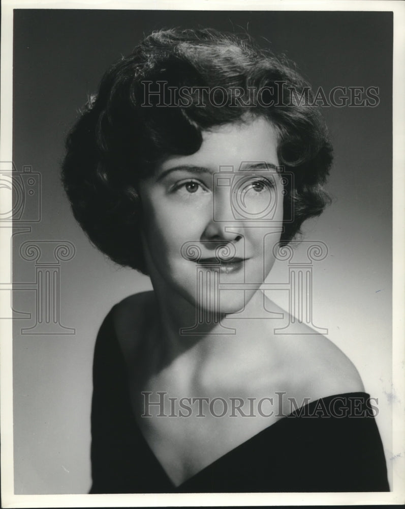 1962 Press Photo Frieda Plecher, Junior Miss Alabama Contest- Historic Images