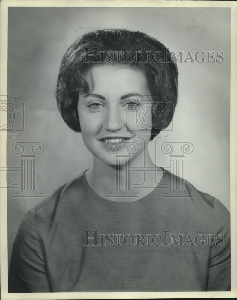 1964 Press Photo Sylvia Hutchison, Miss Alabama Contest- Historic Images