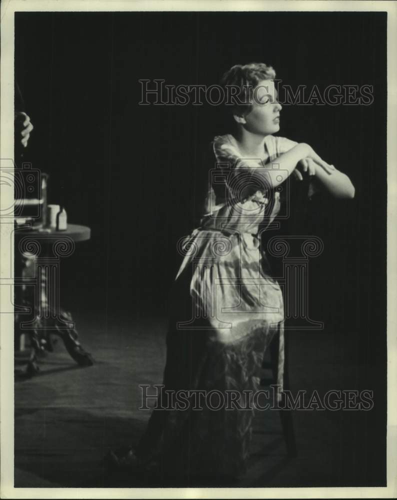 1958 Press Photo Buffy Joseph performing, Miss Alabama Contest- Historic Images