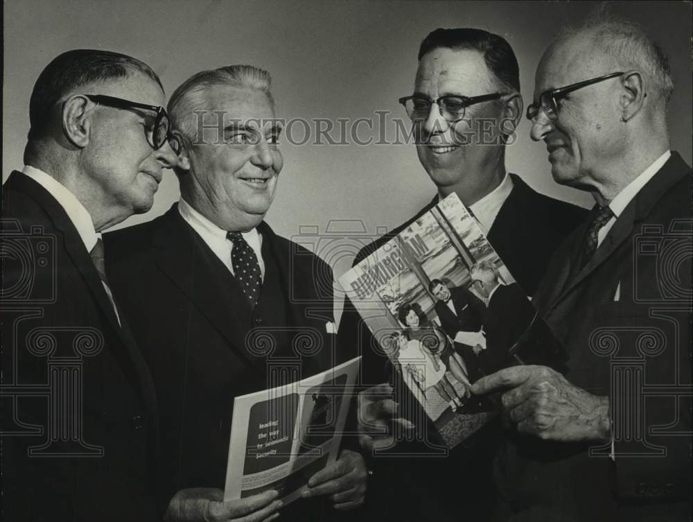 1965 Press Photo Members, Chamber of Commerce, Birmingham Magazine Sales Tool- Historic Images