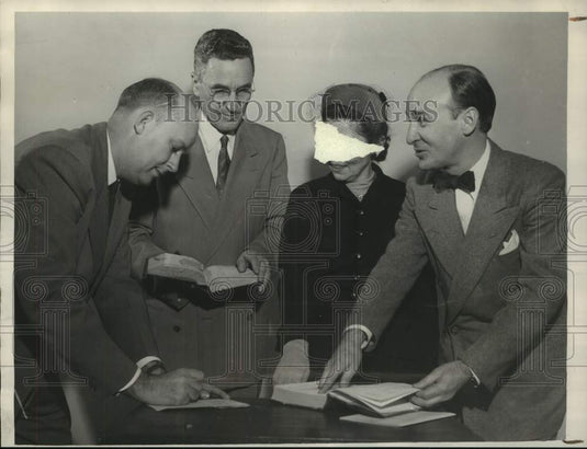 1952 Press Photo F.H. Thornley & Birmingham great books program committee- Historic Images