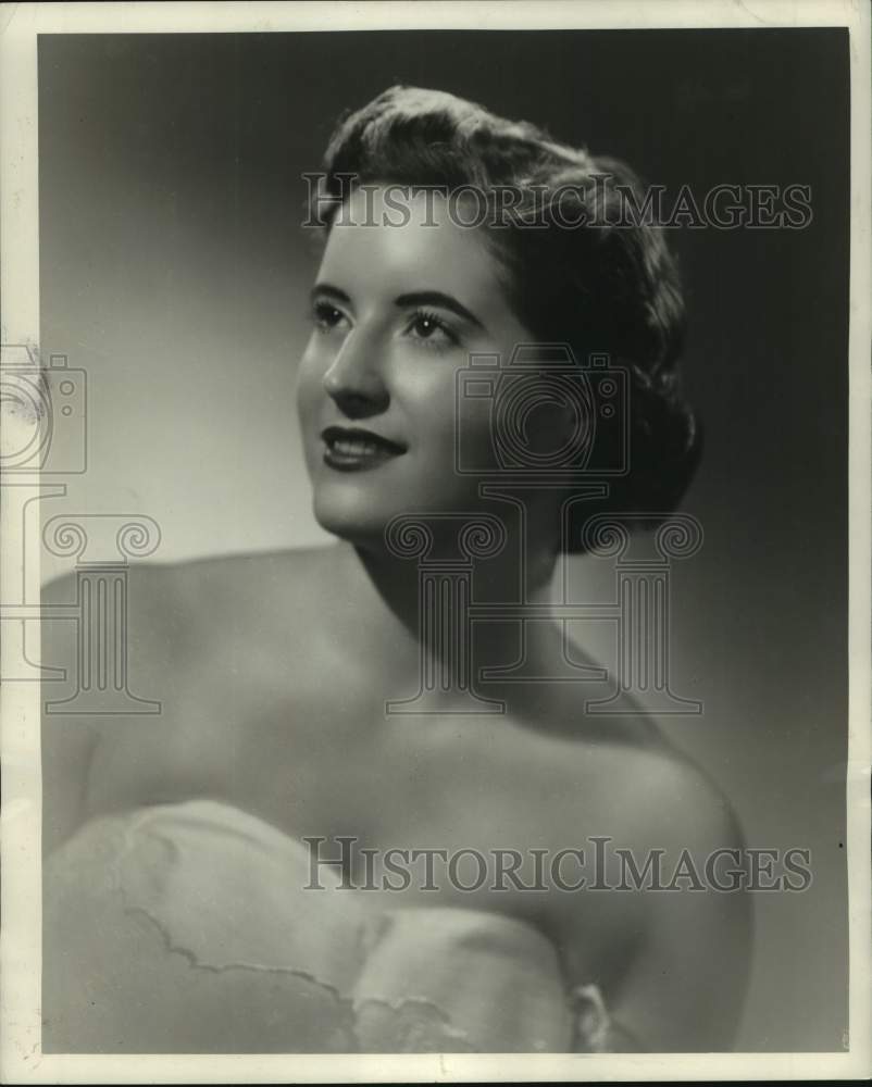 1956 Press Photo Mary Benson, Miss Alabama contestant- Historic Images