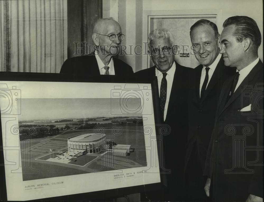 1966 Press Photo Auburn University Trustees View Photo of School - abna46284 - Historic Images