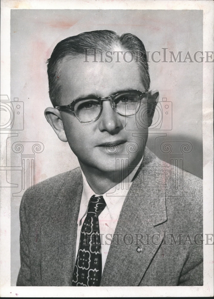 1961 Press Photo Buford Boone, Editor of Tuscaloosa News, Alabama Newspaper- Historic Images