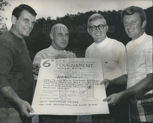 1970 Press Photo Birmingham Golf Association - Barry Coxe, Other Members - Historic Images