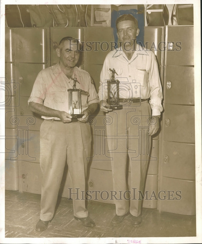 1958 Press Photo Erling Berge, Mobile, Alabama Bowler- Historic Images