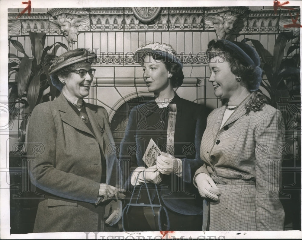 1952 Press Photo American Association of University Women at conference, Alabama