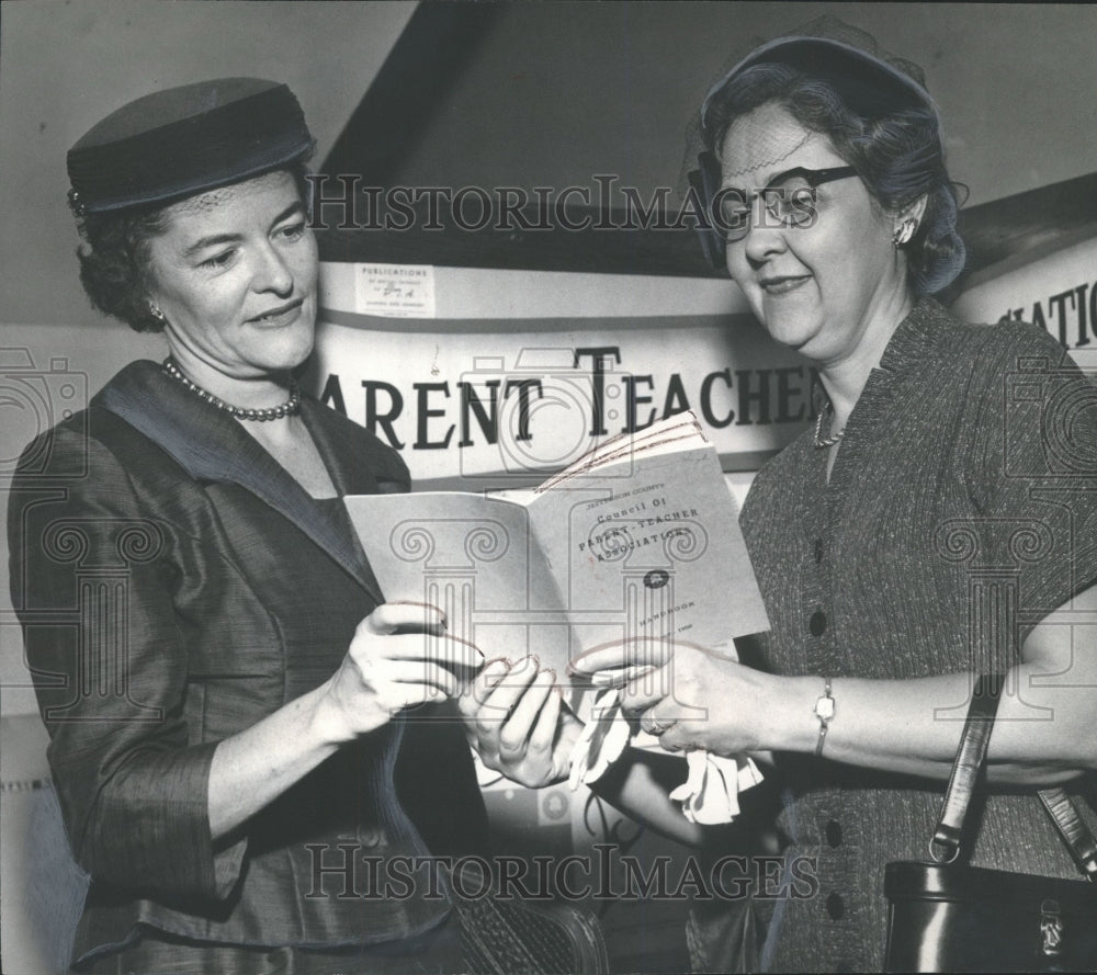 1957 Press Photo Presidents of Parent Teacher Associations in Jefferson County