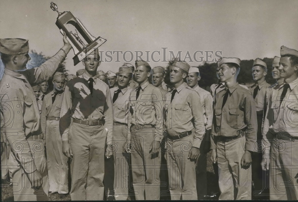 1951 Press Photo Alabama Boys Industrial School Top Company Receives Award- Historic Images