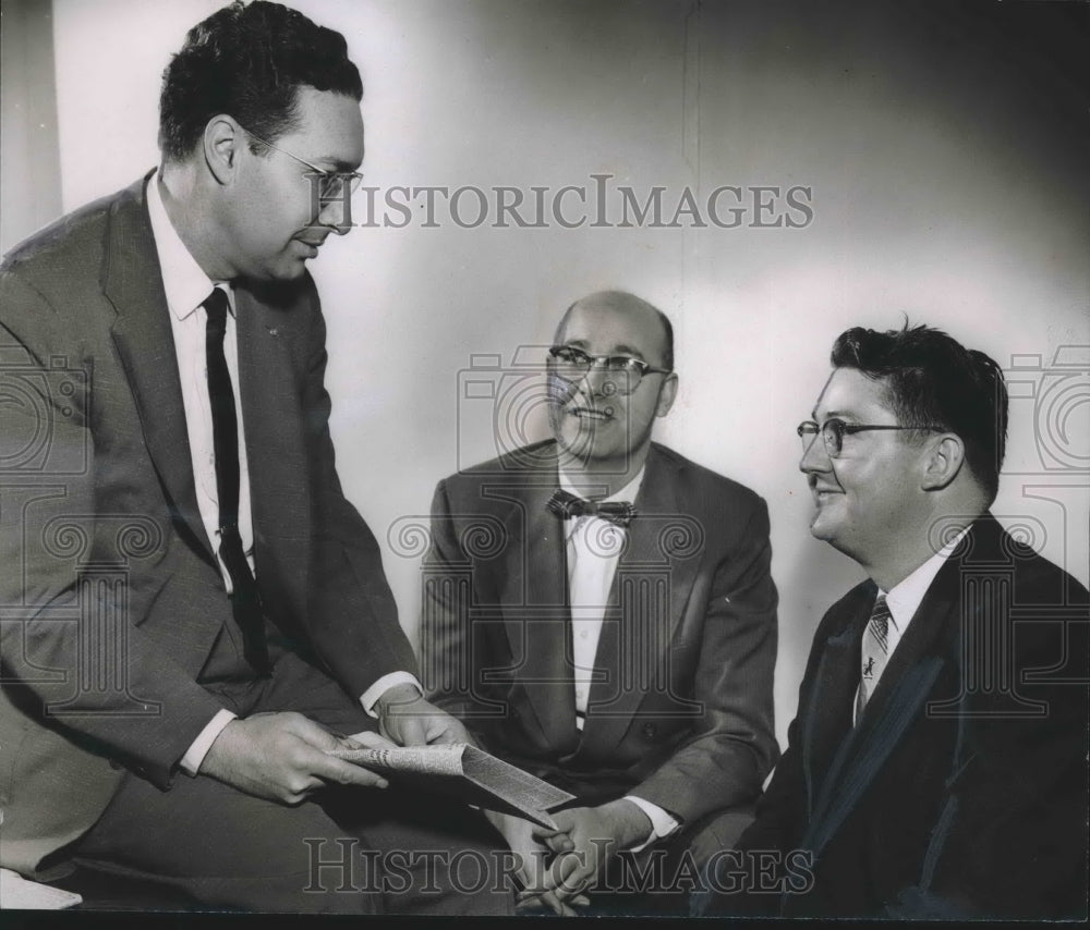 1956 Press Photo Bessemer, Alabama Baptist Pastors Conference Attendees - Historic Images