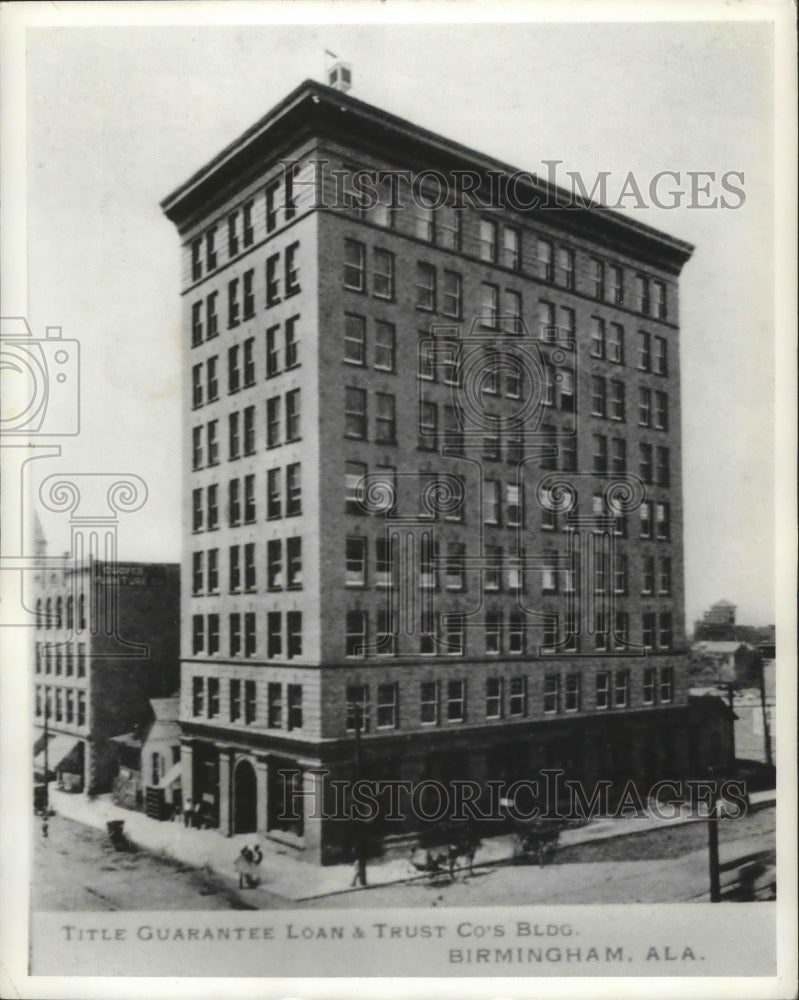 1965 Press Photo Title Guarantee Building, 1905, with houses still on streets- Historic Images