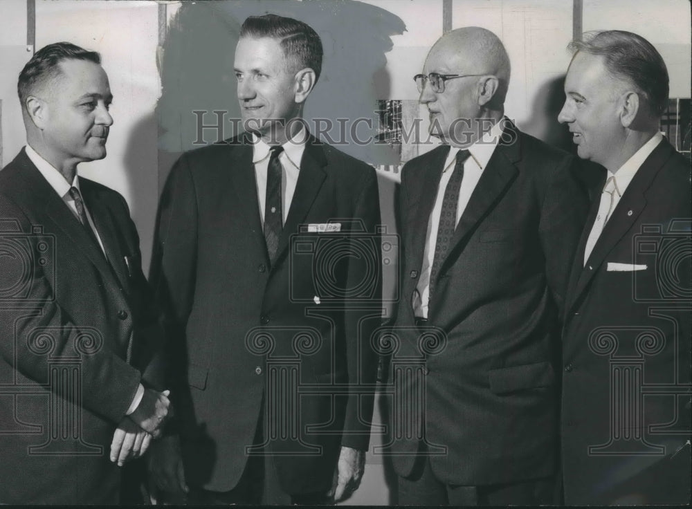 1959 Press Photo Alabama Institute of architects elect new officers, Auburn - Historic Images