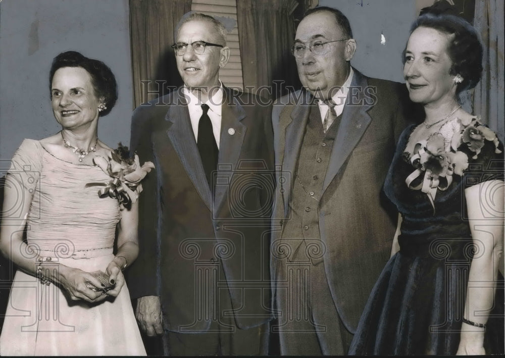 1955 Press Photo Officers of the Alabama Education Association at convention- Historic Images