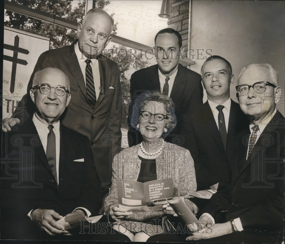 1964 Press Photo Participants of Emphysema Research Project, Mountain Brook Area- Historic Images