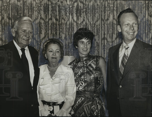 1971 Press Photo Mr. & Mrs. John Hendon, Mr. & Mrs. Don Storks at Tournament - Historic Images